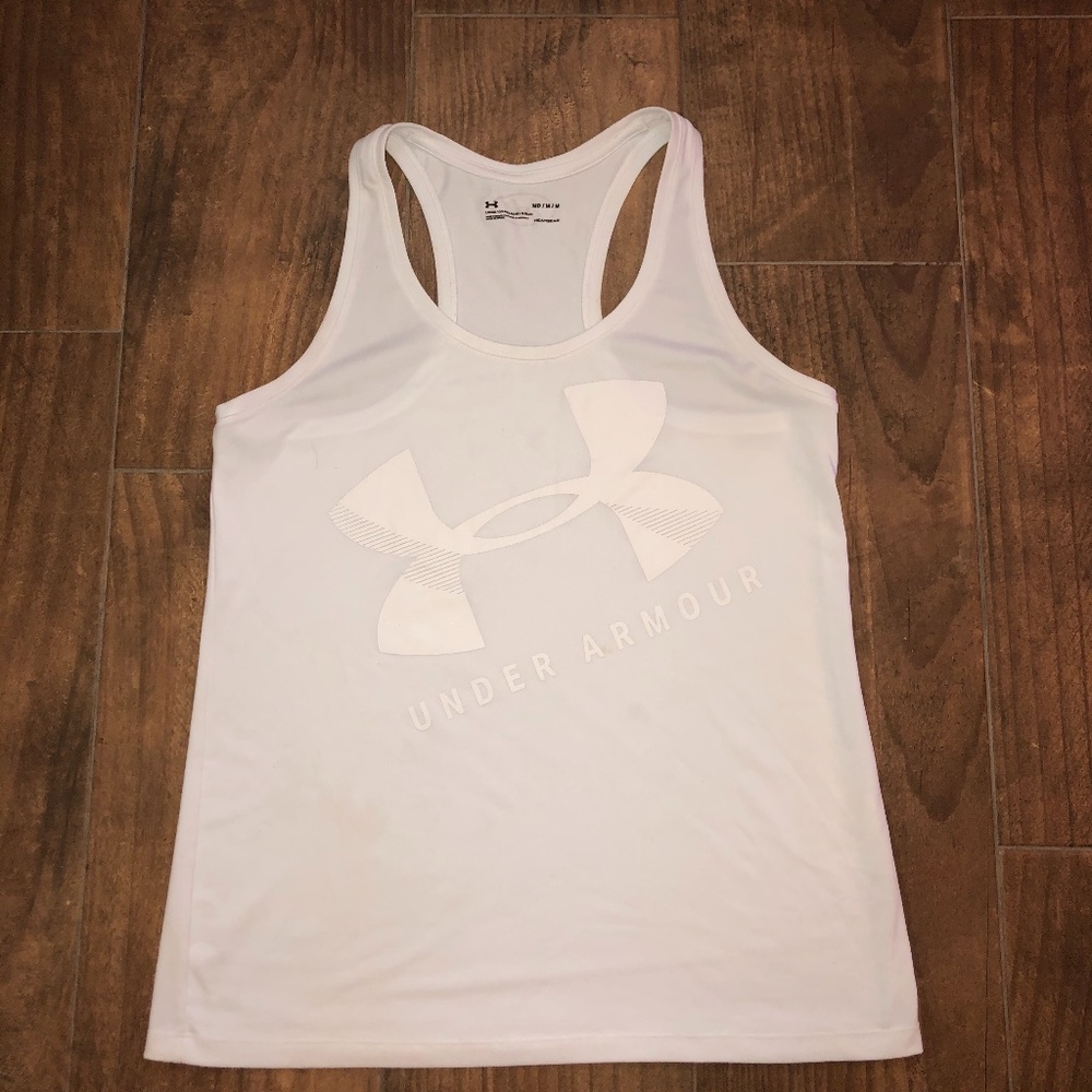 WHITE UNDER ARMOUR TANK